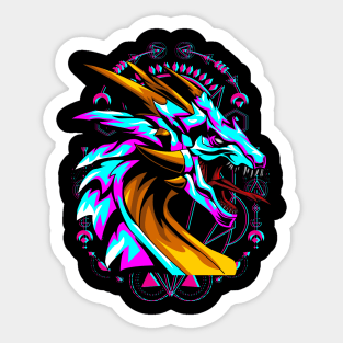 dragon angry Sticker